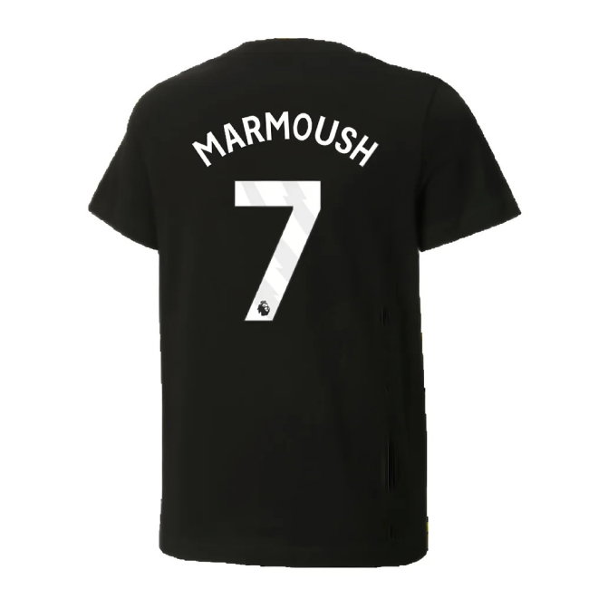 2024-2025 Man City ftblCulture Tee (Black) (Marmoush 7)