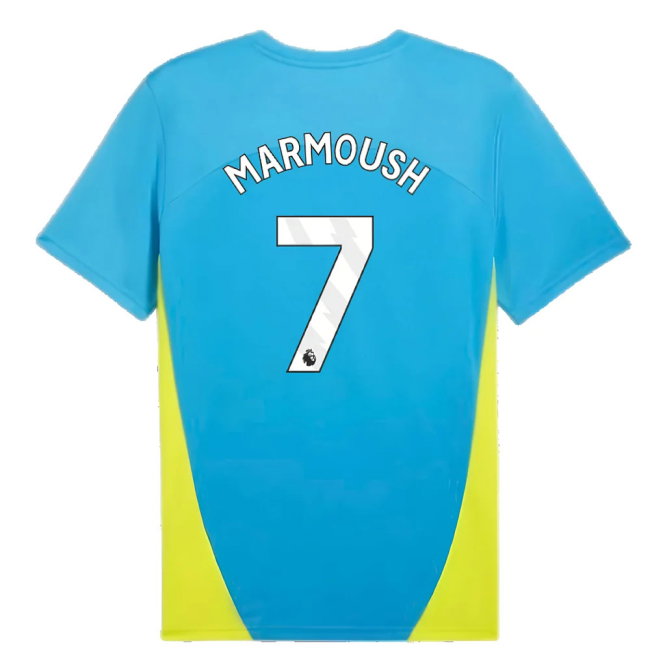 2024-2025 Man City Training Shirt (Magic Blue) (Marmoush 7)