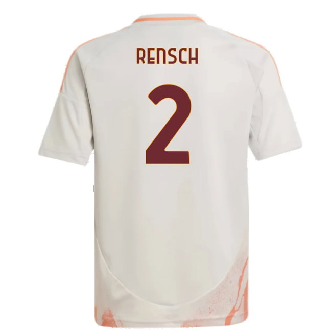 2024-2025 Roma Away Shirt (Kids) (Rensch 2)
