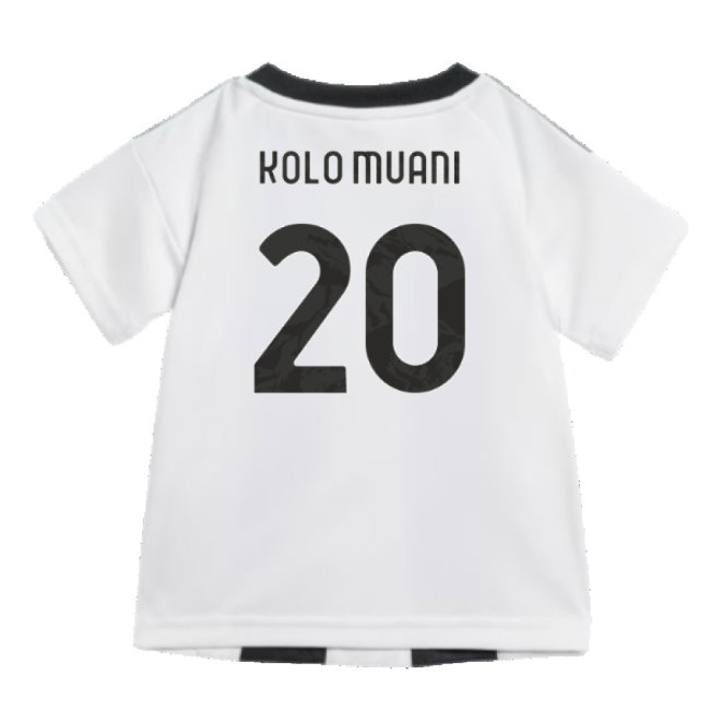 2024-2025 Juventus Home Baby Kit (Kolo Muani 20)