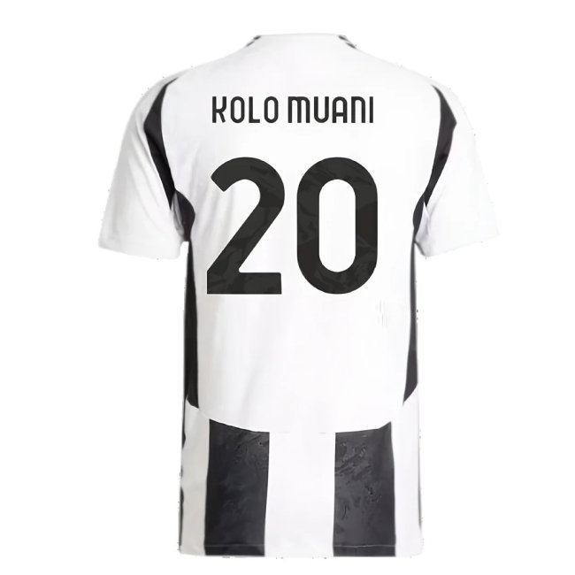 2024-2025 Juventus Authentic Home Shirt (Kolo Muani 20)