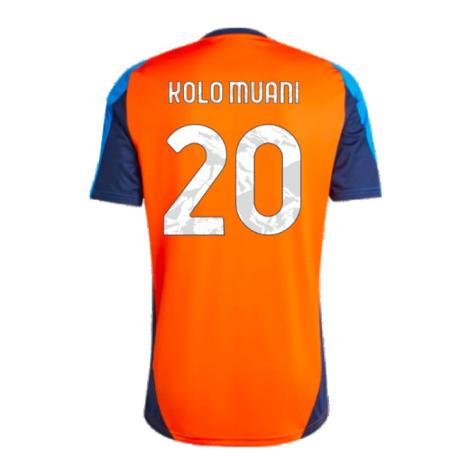 2024-2025 Juventus Training Jersey (Orange) (Kolo Muani 20)