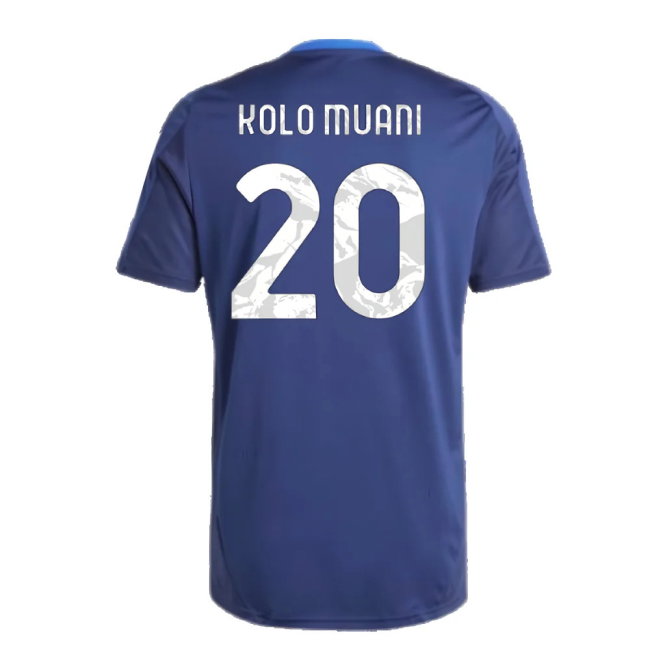 2024-2025 Juventus Training Jersey (Navy) (Kolo Muani 20)