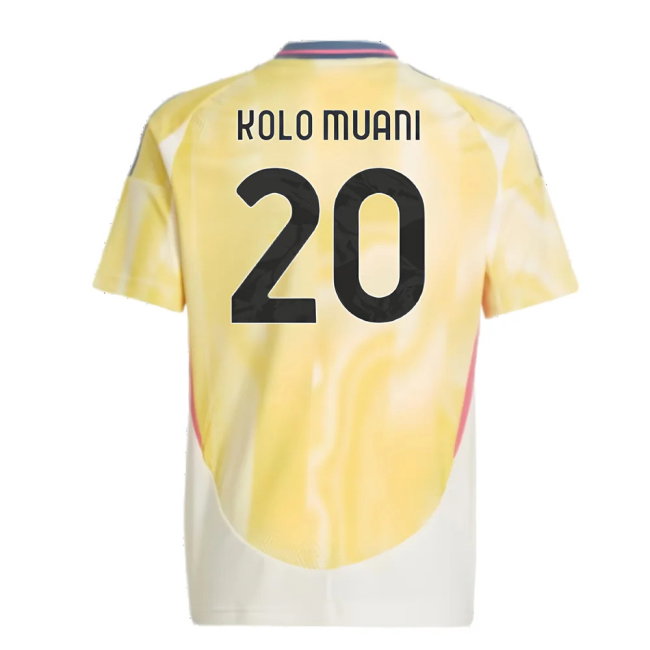 2024-2025 Juventus Away Shirt (Kids) (Kolo Muani 20)