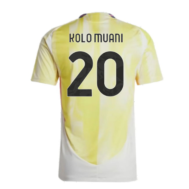 2024-2025 Juventus Authentic Away Shirt (Kolo Muani 20)