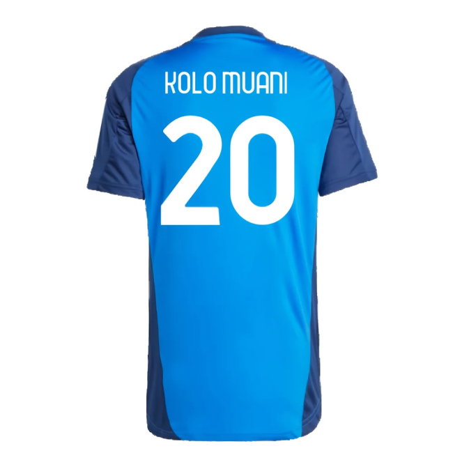 2024-2025 Juventus Training Jersey (Blue) (Kolo Muani 20)