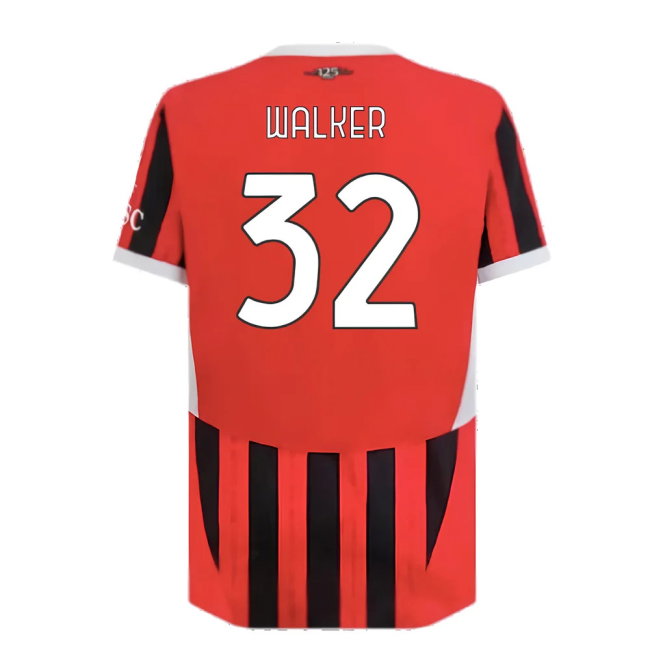 2024-2025 AC Milan Home Authentic Shirt (Walker 32)