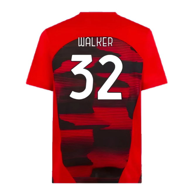 2024-2025 AC Milan Prematch SS Shirt (Red) (Walker 32)