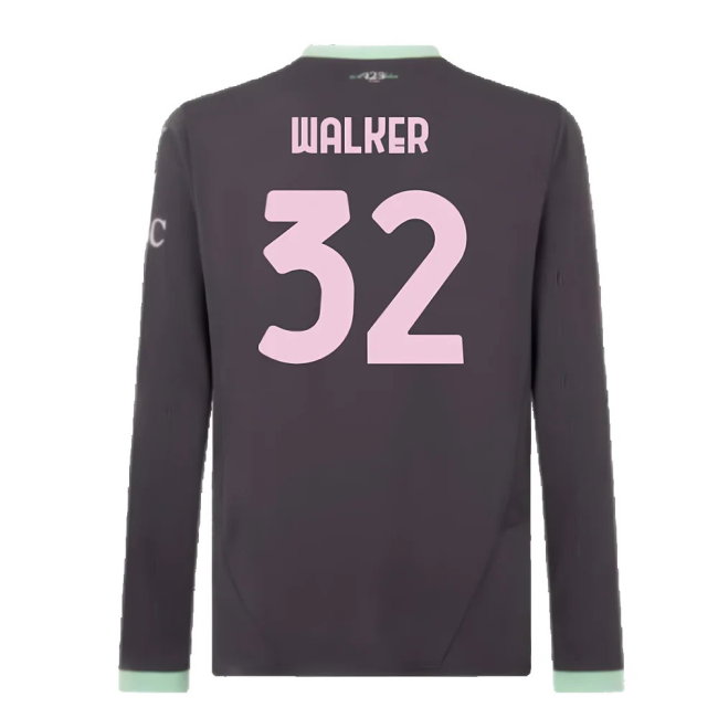 2024-2025 AC Milan Third Long Sleeve Shirt (Walker 32)