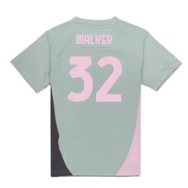 2024-2025 AC Milan Training Shirt (Green Fog) - Kids (Walker 32)