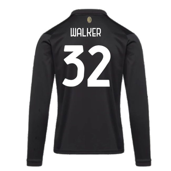 AC Milan 125th Authentic Shirt LS (Black-Red) (Walker 32)