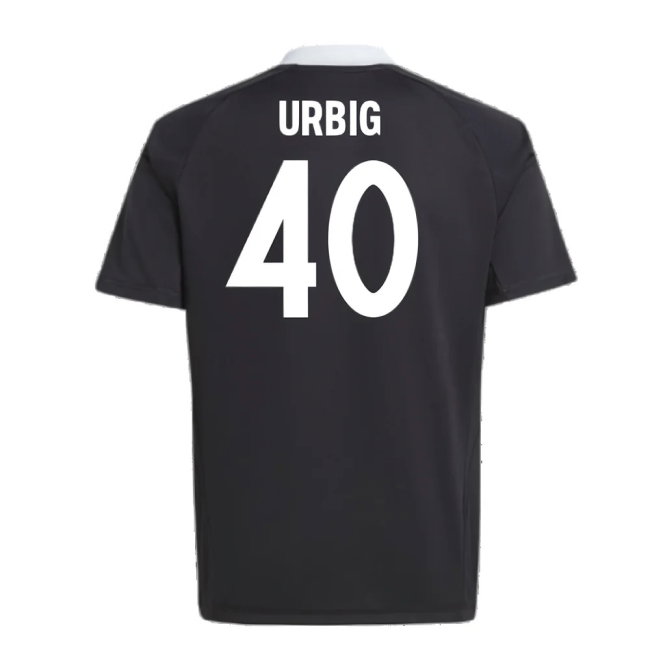 2024-2025 Bayern Munich Third Goalkeeper Shirt (Black) - Kids (Urbig 40)
