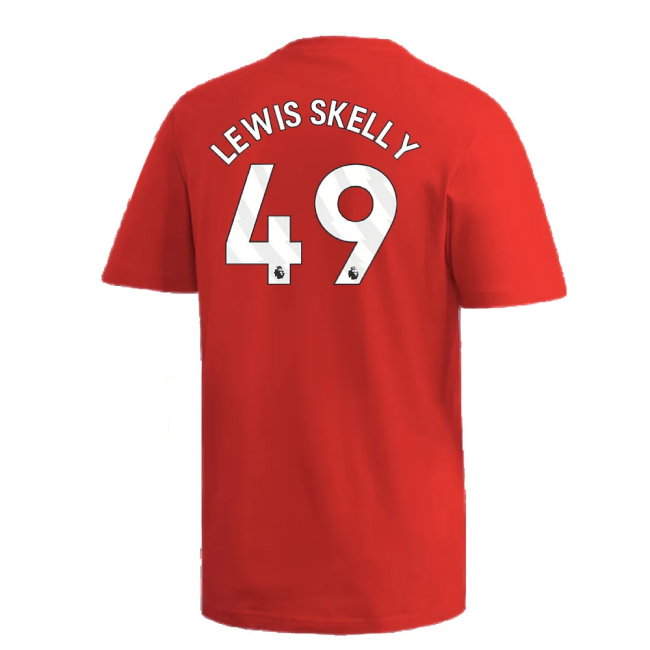 2024-2025 Arsenal DNA Graphic Tee (Red) (Lewis Skelly 49)
