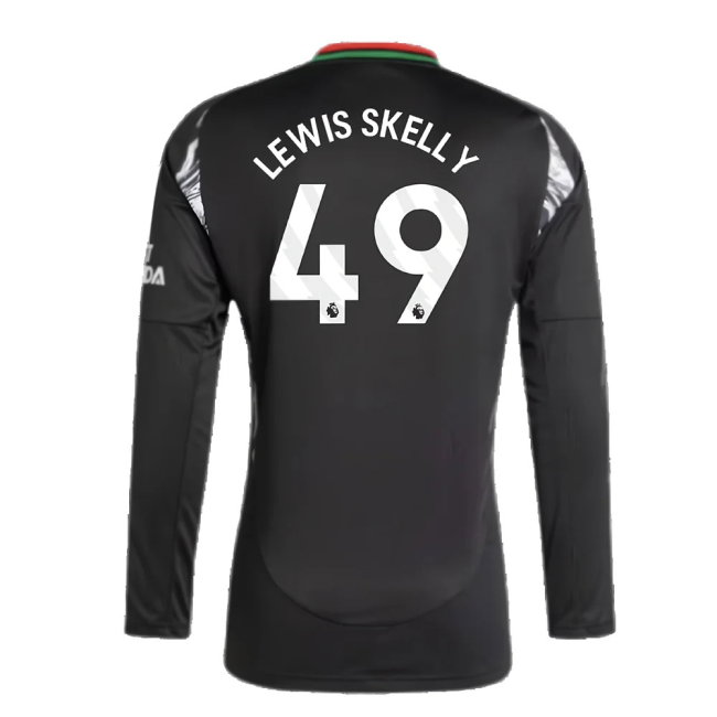 2024-2025 Arsenal Away Long Sleeve Shirt (Lewis Skelly 49)