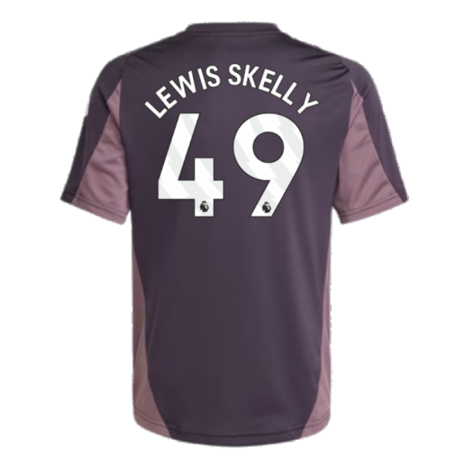 2024-2025 Arsenal Training Jersey (Aurora Black) - Kids (Lewis Skelly 49)