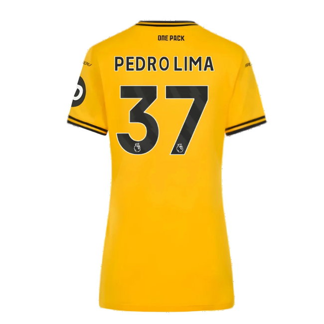 2024-2025 Wolves Home Shirt (Womens) (Pedro Lima 37)