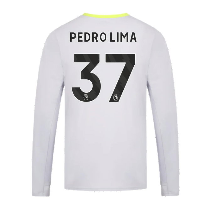 2024-2025 Wolves Players Training Long Sleeved Tee (Grey) (Pedro Lima 37)
