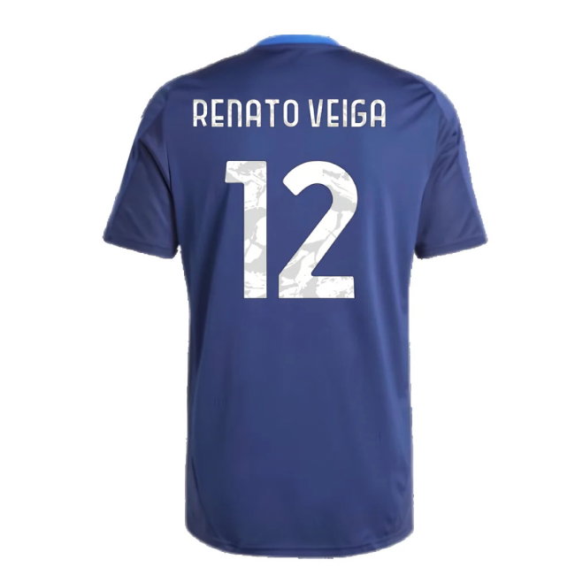 2024-2025 Juventus Training Jersey (Navy) (Renato Veiga 12)