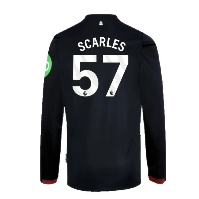 2024-2025 West Ham Long Sleeve Away Shirt (Kids) (Scarles 57)