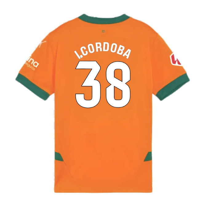 2024-2025 Valencia Third Shirt (I.Cordoba 38)