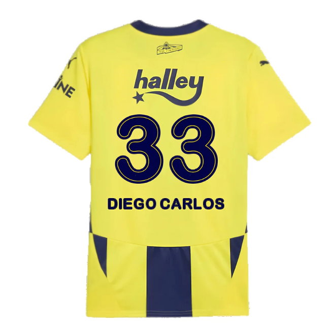 2024-2025 Fenerbahce Home Shirt (Diego Carlos 33)