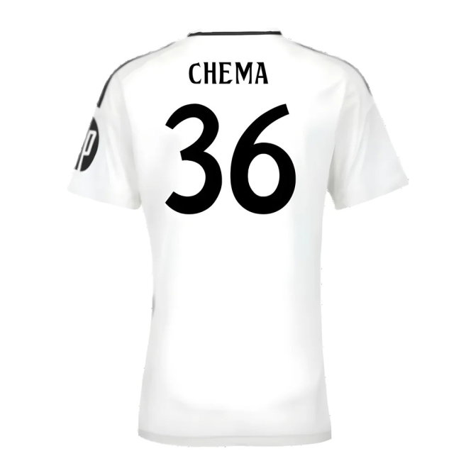 2024-2025 Real Madrid Home Shirt (Womens) (Chema 36)