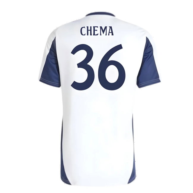 2024-2025 Real Madrid Training Tee (White) (Chema 36)