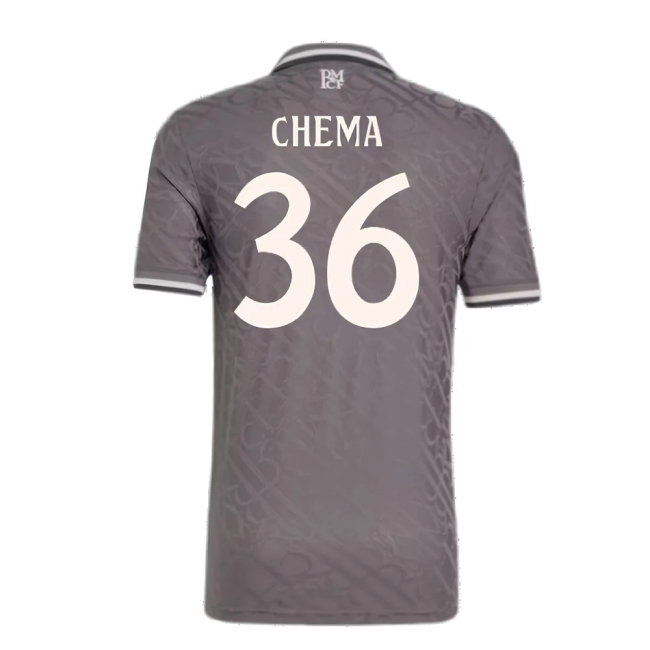 2024-2025 Real Madrid Authentic Third Shirt (Chema 36)