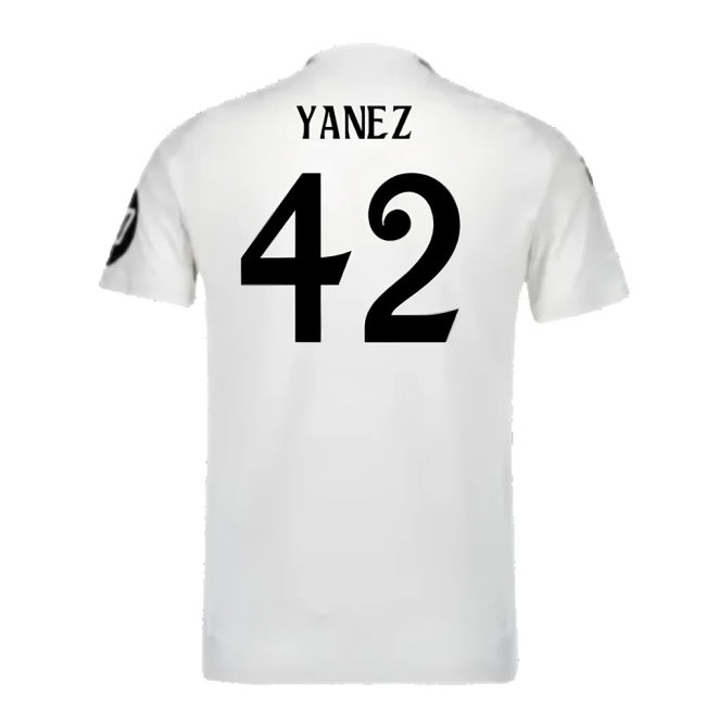 2024-2025 Real Madrid Authentic Home Shirt (Yanez 42)