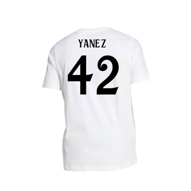 2024-2025 Real Madrid DNA Graphic Tee (White) (Yanez 42)