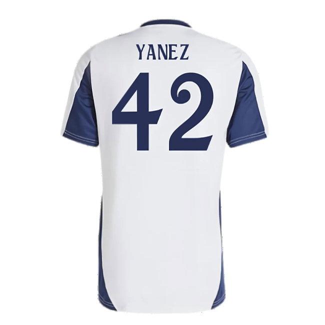 2024-2025 Real Madrid Training Shirt (White) (Yanez 42)