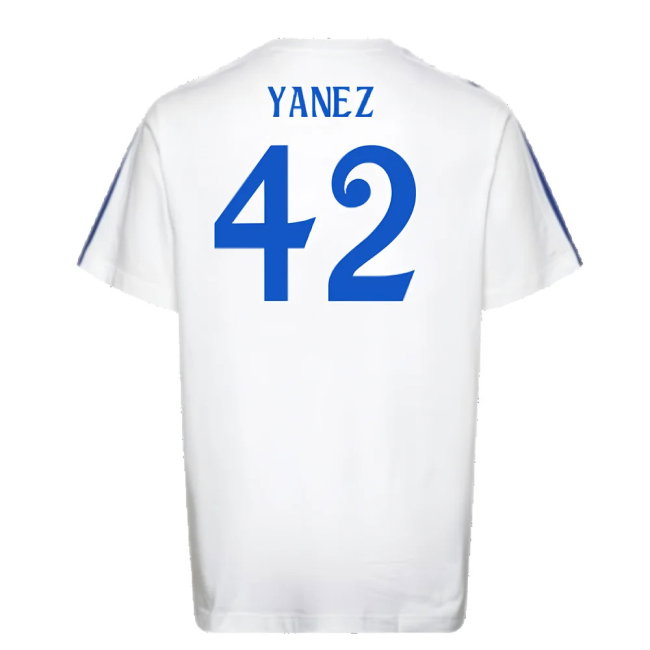 2024-2025 Real Madrid DNA Tee (White) (Yanez 42)