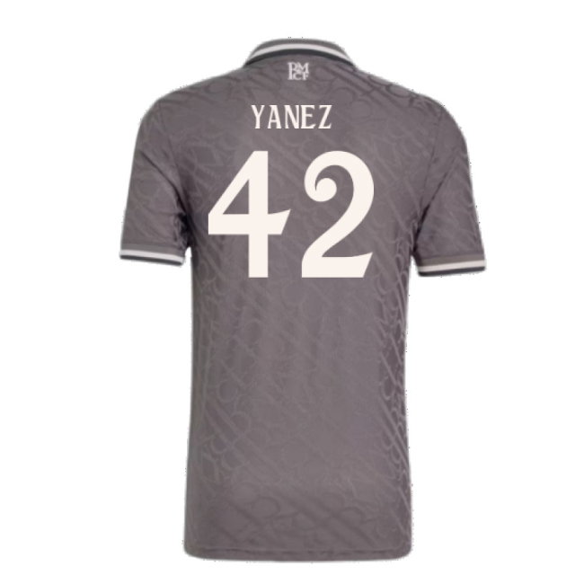 2024-2025 Real Madrid Authentic Third Shirt (Yanez 42)