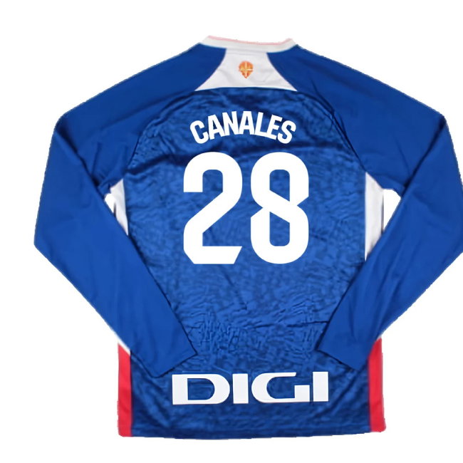 2024-2025 Athletic Bilbao Long Sleeve Away Shirt (Canales 28)