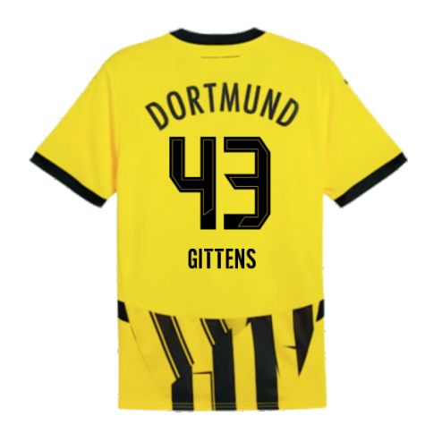 2024-2025 Borussia Dortmund Cup Shirt (Gittens 43)