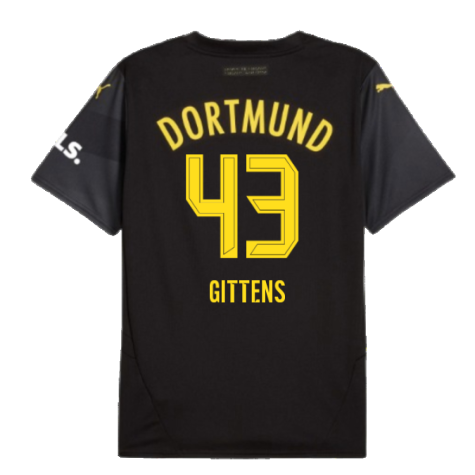 2024-2025 Borussia Dortmund Away Shirt (Kids) (Gittens 43)