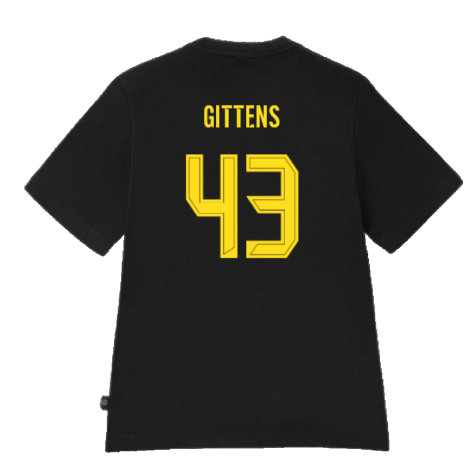 2024-2025 Borussia Dortmund ESS Tee (Black) (Gittens 43)
