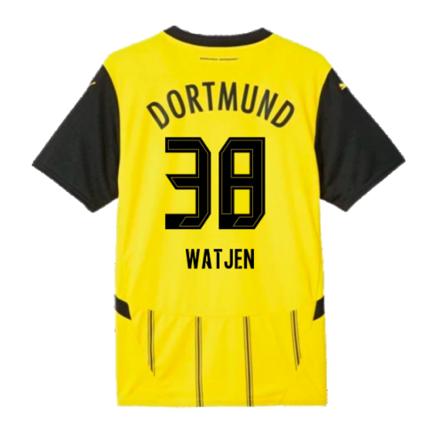 2024-2025 Borussia Dortmund Home Shirt (Watjen 38)