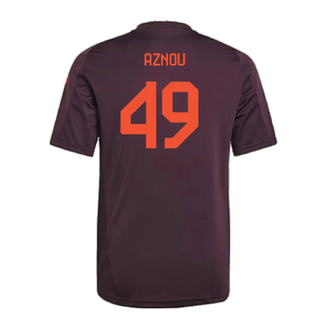 2024-2025 Bayern Munich Training Shirt (Shadow Maroon) - Kids (Aznou 49)