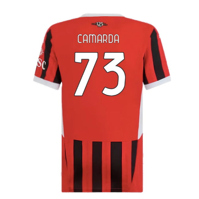 2024-2025 AC Milan Home Shirt (Womens) (Camarda 73)