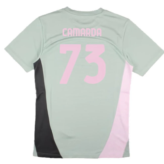 2024-2025 AC Milan Training Shirt (Green Fog) (Camarda 73)