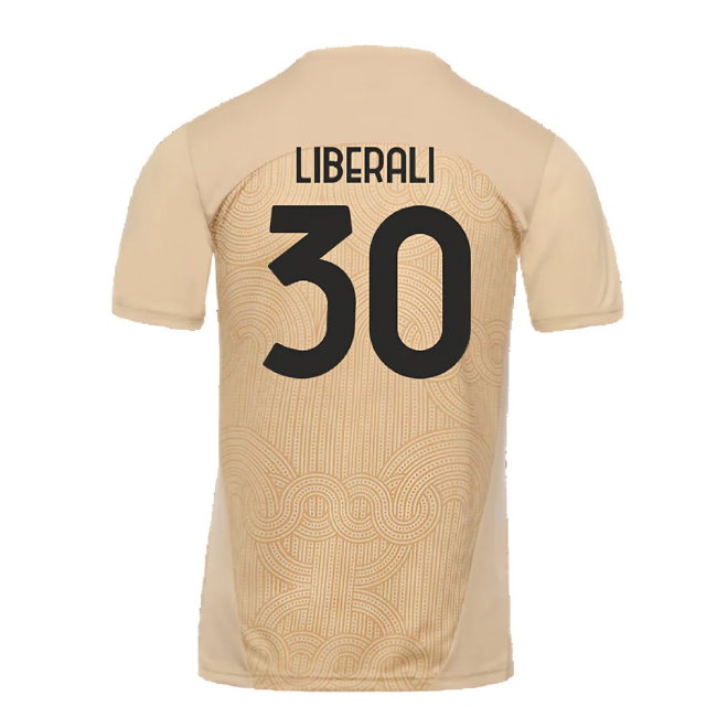 2024-2025 AC Milan Pre-Match Shirt (Putty) (Liberali 30)