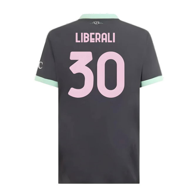 2024-2025 AC Milan Third Authentic Shirt (Liberali 30)