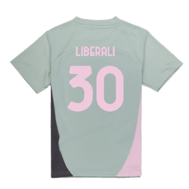 2024-2025 AC Milan Training Shirt (Green Fog) - Kids (Liberali 30)