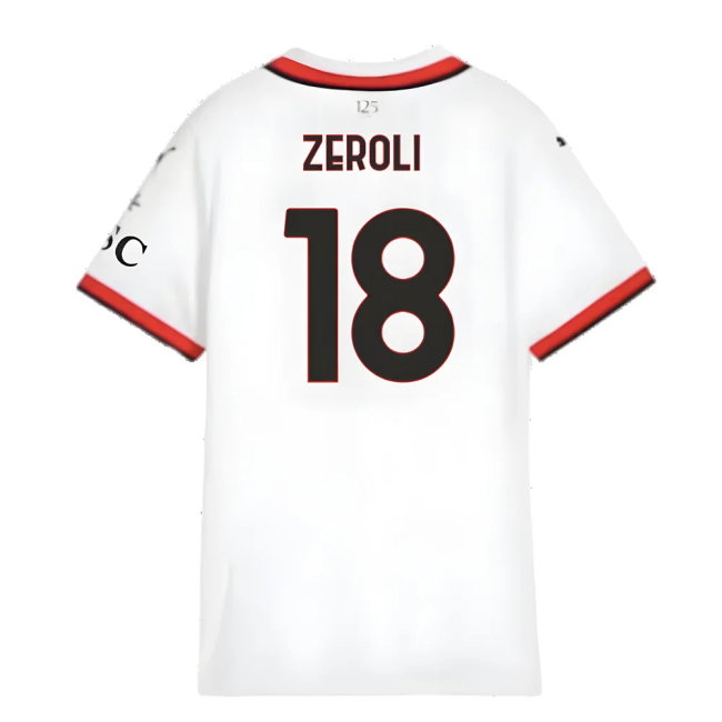 2024-2025 AC Milan Away Shirt (Womens) (Zeroli 18)