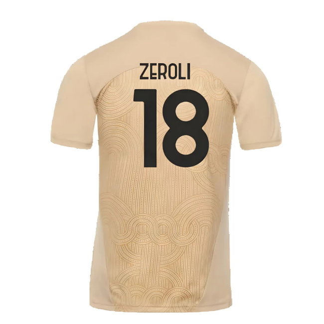 2024-2025 AC Milan Pre-Match Shirt (Putty) (Zeroli 18)