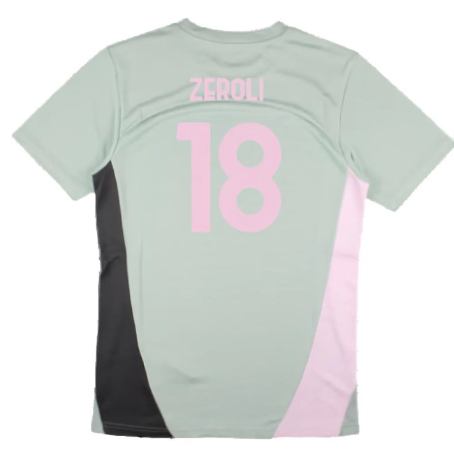 2024-2025 AC Milan Training Shirt (Green Fog) (Zeroli 18)