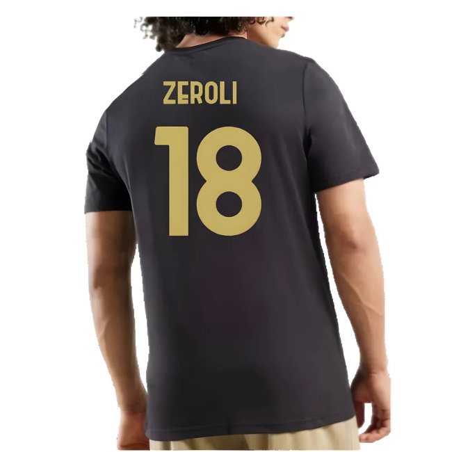 AC Milan 125th Anniversary ftblCulture Tee (Black) (Zeroli 18)