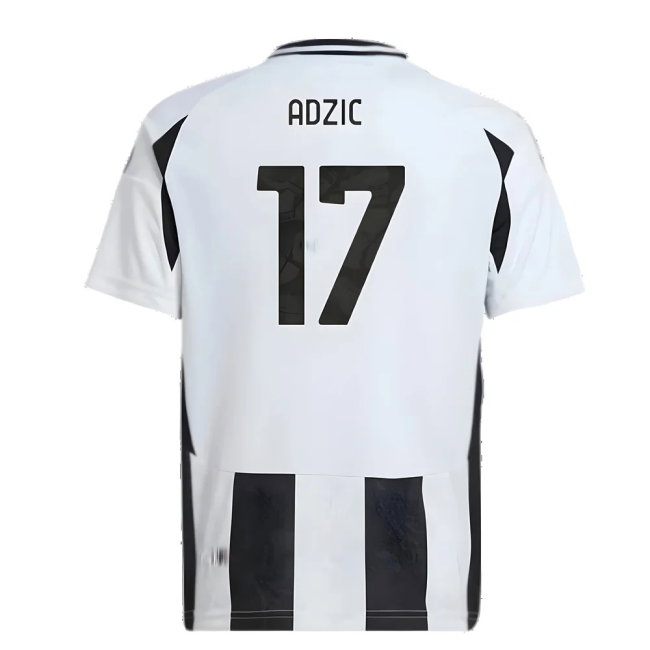 2024-2025 Juventus Home Mini Kit (Adzic 17)