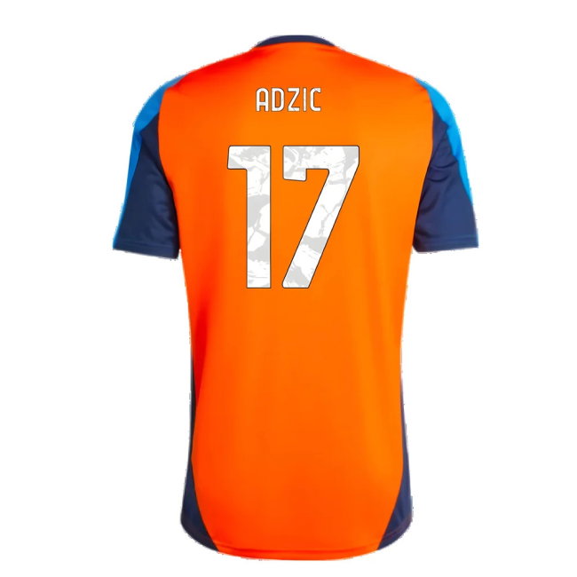 2024-2025 Juventus Training Jersey (Orange) (Adzic 17)